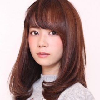 ハンサムセミロングフロント